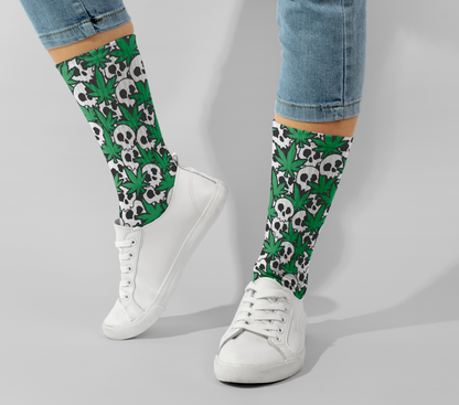 Skull Skunk Socks