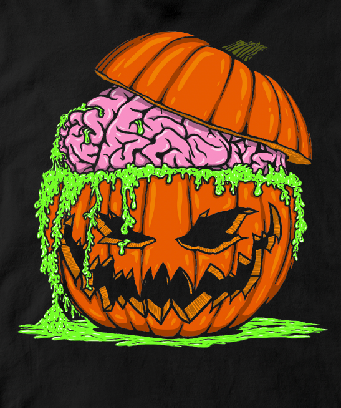 Halloween Pumpkin Brains