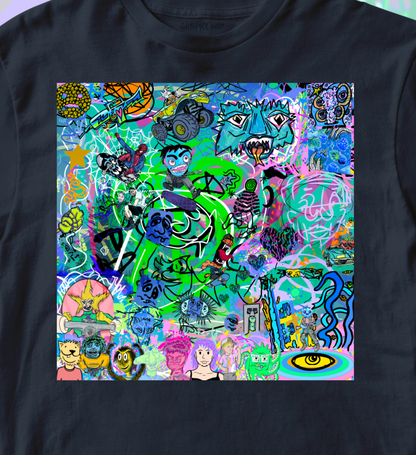 "LATENIGHTSKETCH 2022" Collage - T-Shirt