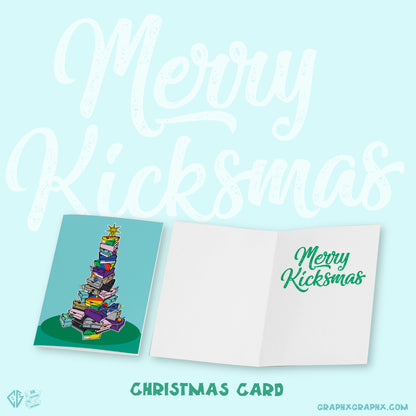 Merry Kicksmas Greeting Card