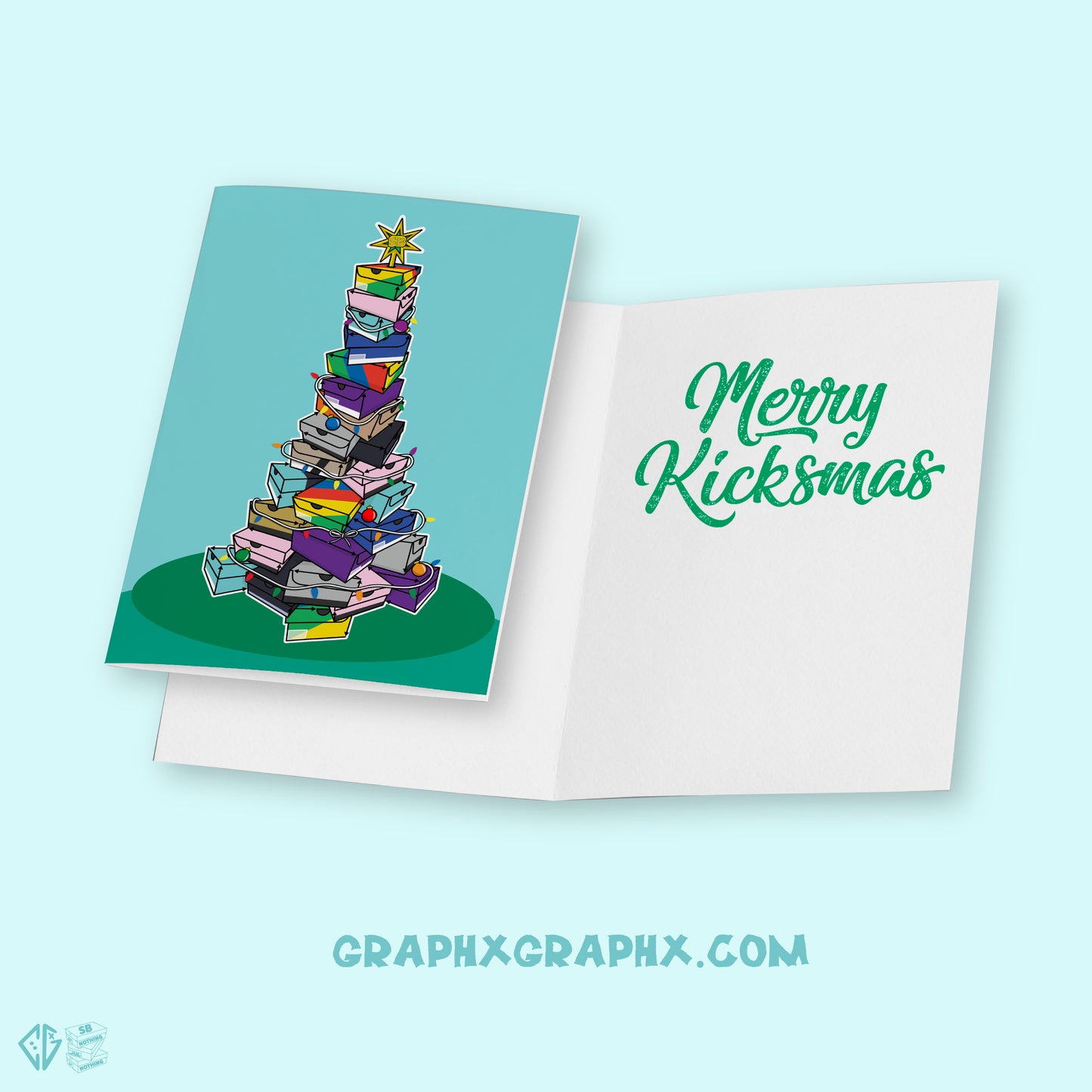 Merry Kicksmas Greeting Card