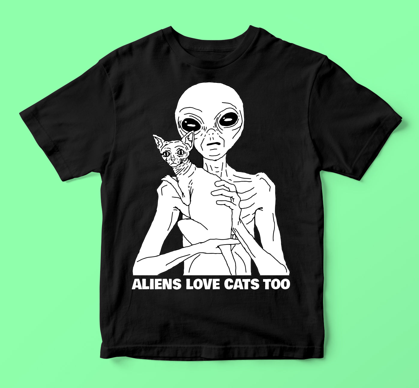 Aliens Love Cats Too