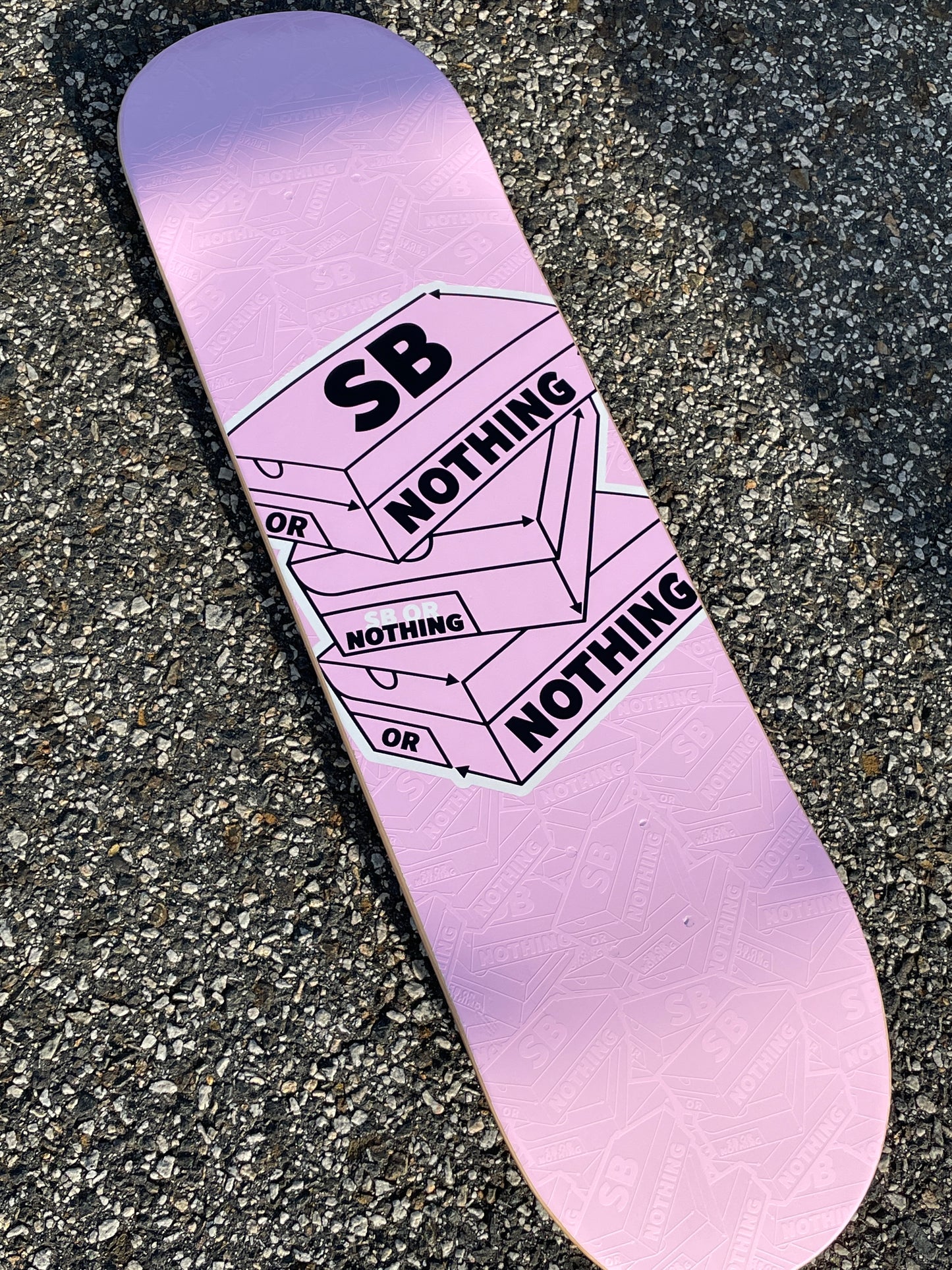 Pink Box Skateboard