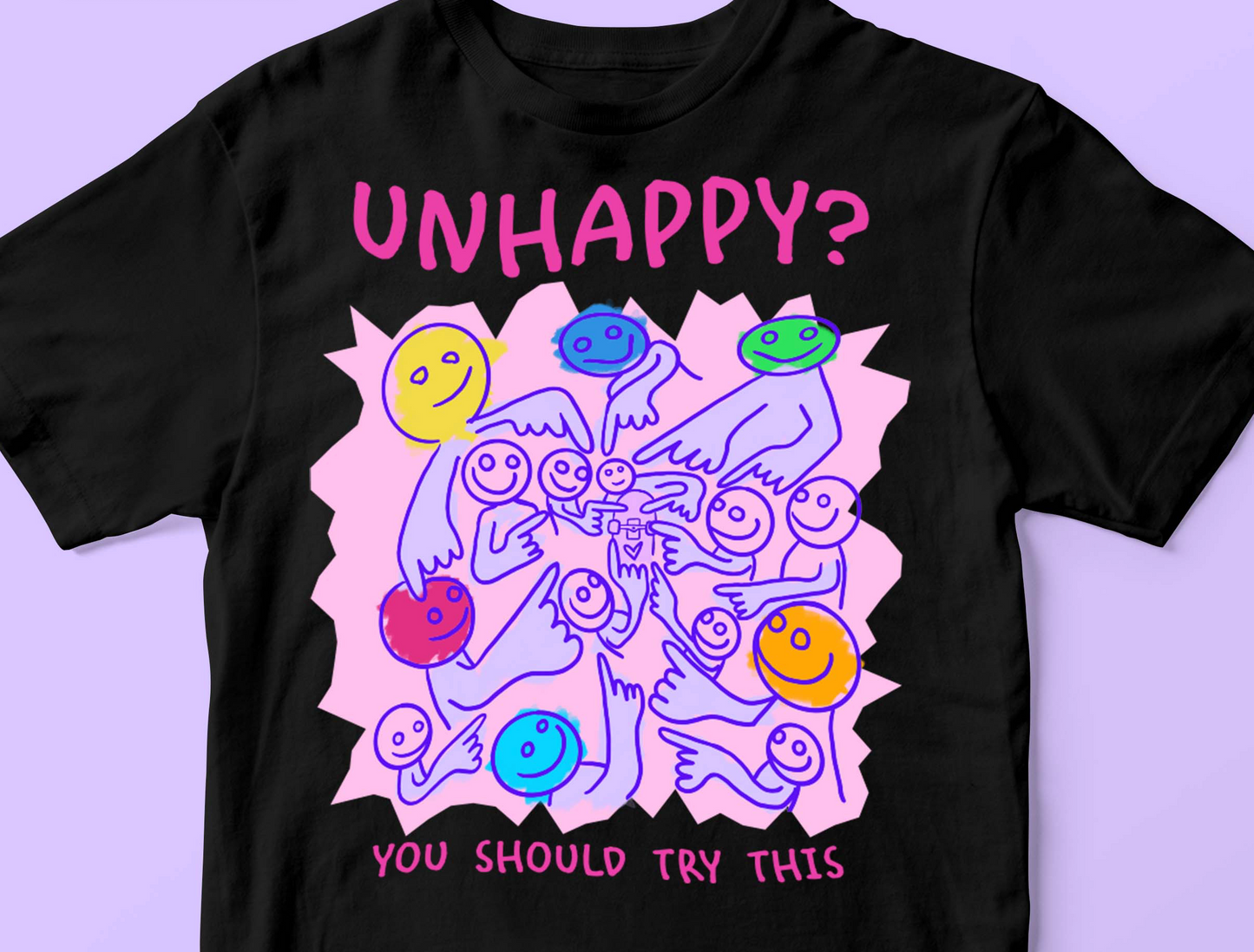 Unhappy - Black