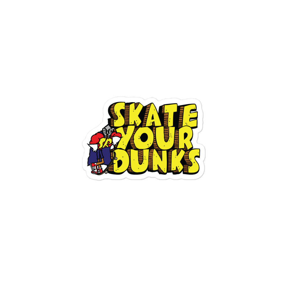 Skate Your Dunks Sticker