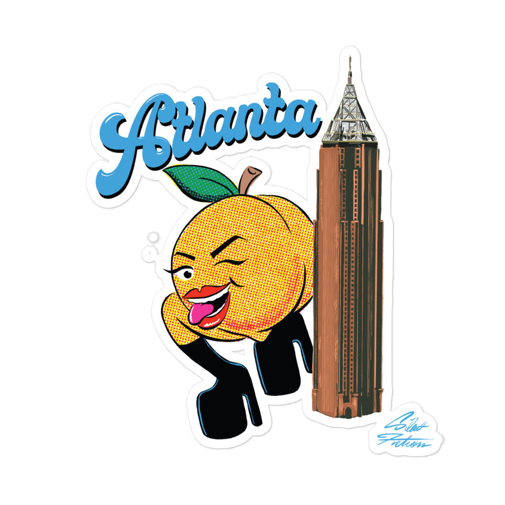 Peachy Atlanta Sticker