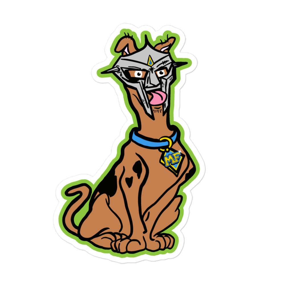 Masked Dog Sticker